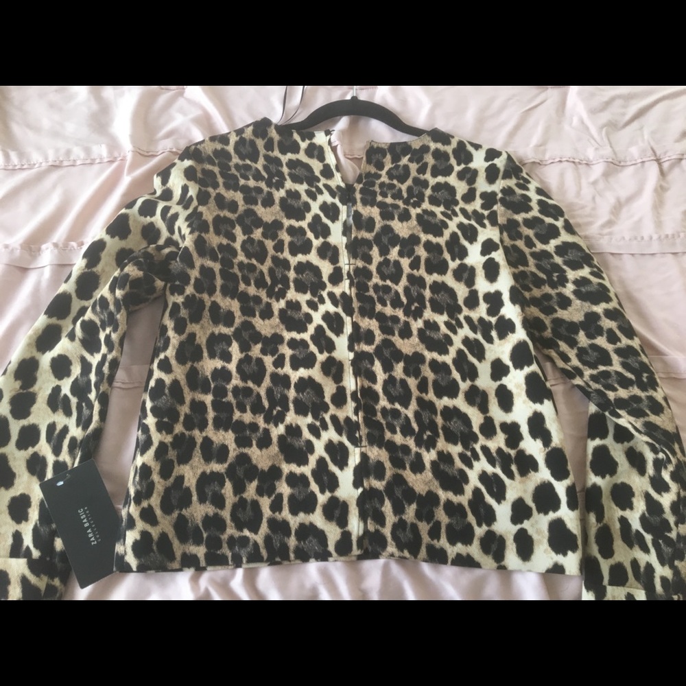 Zara Leopard Print Top